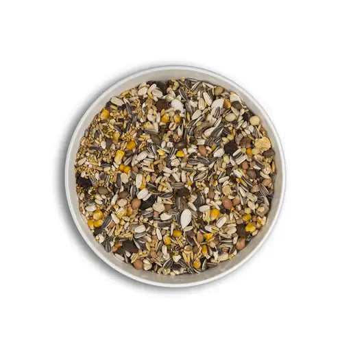 Cunipic Premium Parrot Food – Complete Seed Mix 3kg – close-up of the food inside the pack