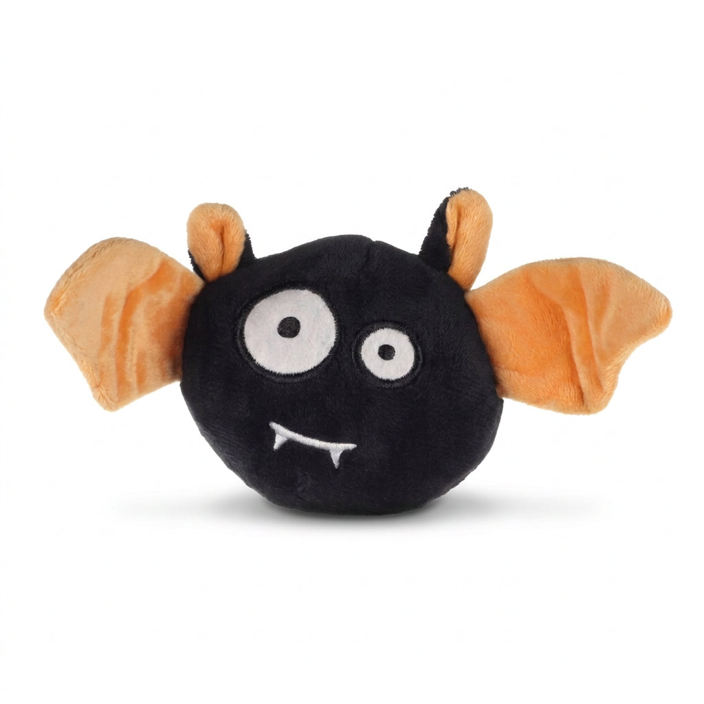 Flamingo Cova Halloween bat plush squeaky dog toy assortment