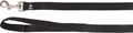 Flamingo Ziggi black nylon dog leash, 100 cm long and 20 mm wide