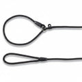 Flamingo Allegro slim black dog slip lead, 165 cm long and 8 mm thick