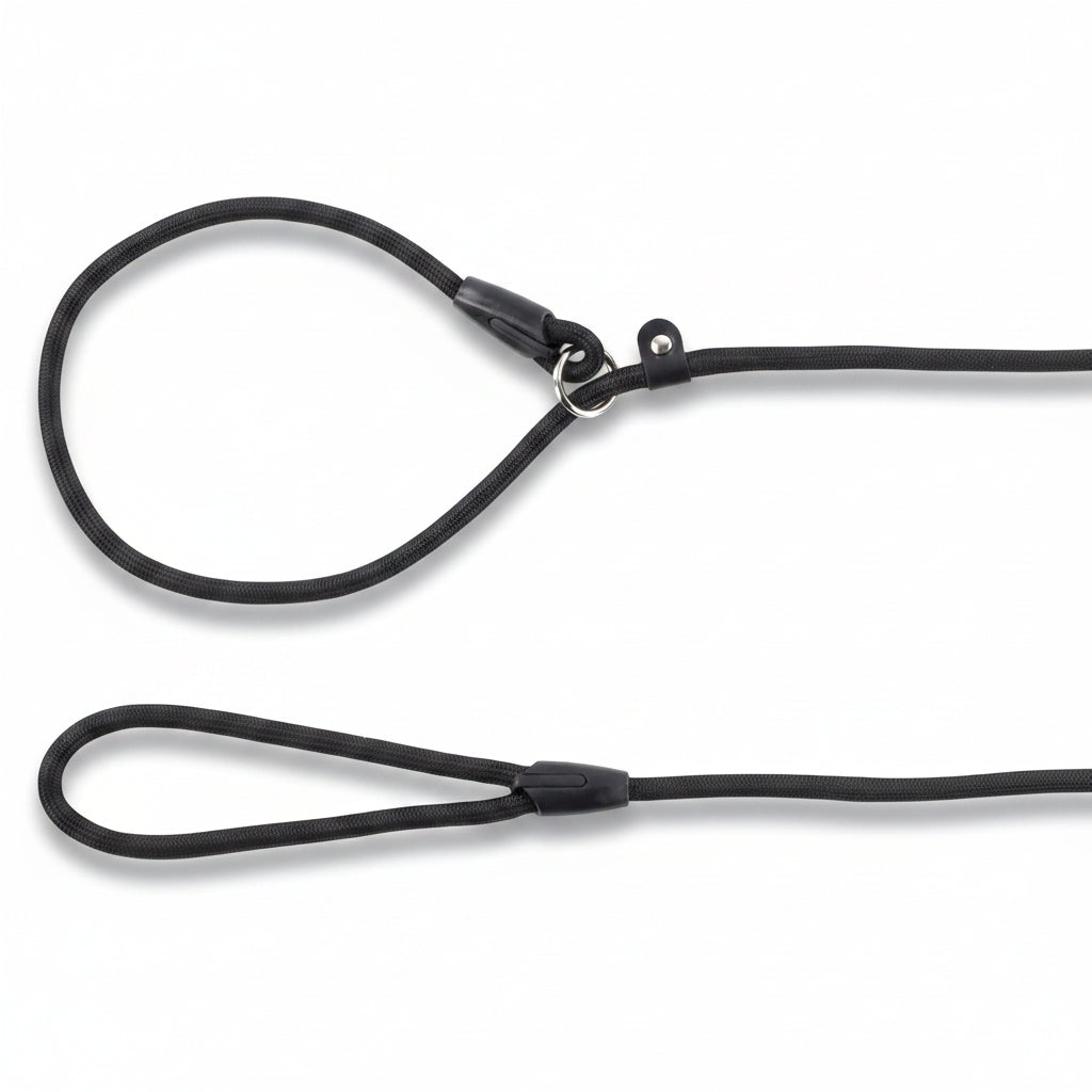 Allegro Black Slip Lead for Dogs – 165 cm × 12 mm | dPet.mt