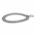 Mio Double-Row Training Chain Dog Collar – Silver, 50–60 cm (XL) | dPet.mt