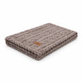Soft brown pet blanket measuring 100 by 70 centimetres for dogs and cats