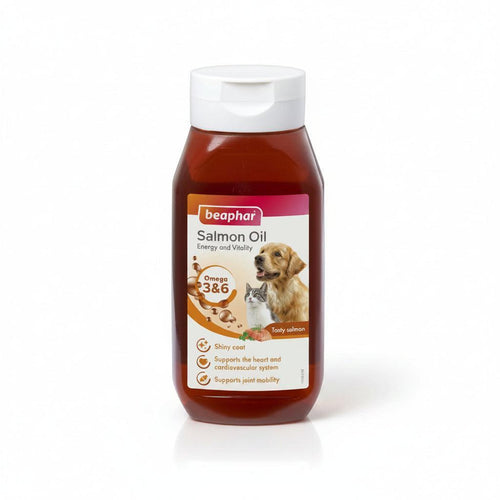 Beaphar Salmon Oil 940ml Omega 3 Supplement for Dogs and Cats