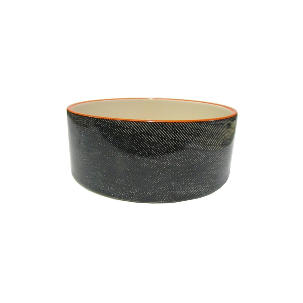 Black - Orange - Beige Small Animals Ceramic Bowl 16cm Ideal For - Large Hamsters | Chinchillas | Degus
