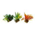 Bundle 4 Small Colorful Aquarium Plants X 3Pcs (7X8.2X10.6cm)