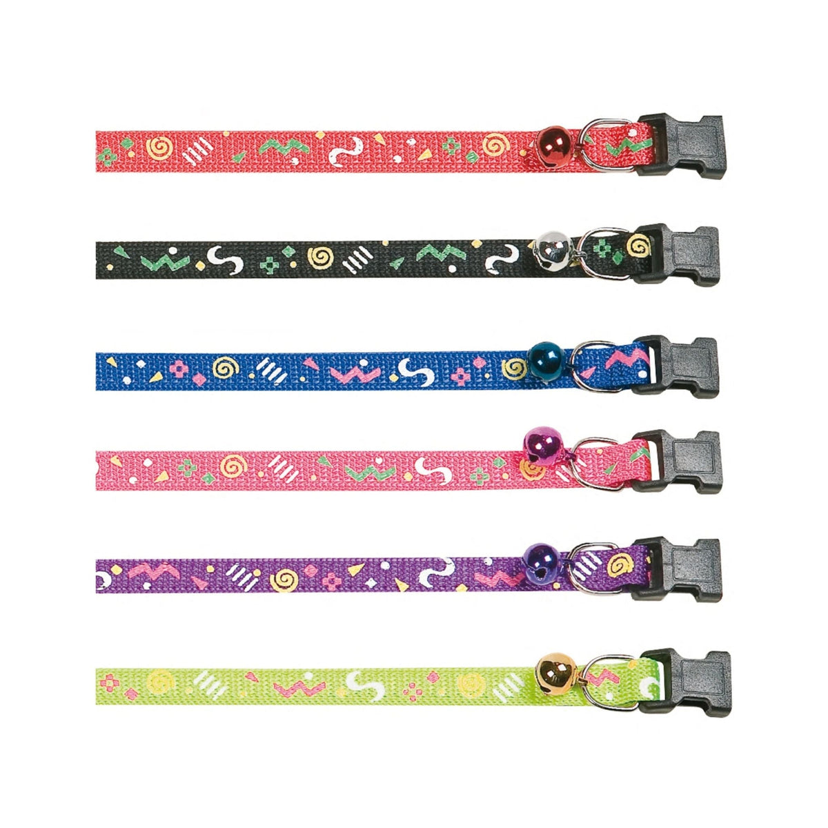 Cat Collar Party Multiple Colours 25-35cm 10mm With Bell