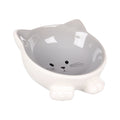 Cat Feeding and drinking bowl Puzi Grey 125ML