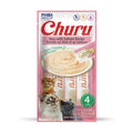 Cat Treats Inaba Churu Creamy Pure Treat For Cats - Tuna with Salmon Recipe (4-Tube Pack)