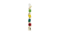 Coloured Playing Rope Wood, 26cm Bird - Parrot Toy