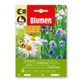 Blumen Mauve Ball Double Cornflower Seeds – Bee-Friendly product image
