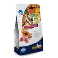1.5kg bag of Farmina N&D Tropical Selection adult mini dog food featuring lamb, grains, and tropical fruit imagery.