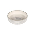 Feeding and drinking bowl Guinea pig Mylo Round Light grey & White 200ml 12cm