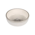 Feeding and drinking bowl Rabbit Mylo Round Light grey & White 360ml 13.5cm