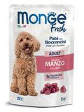 Monge Fresh Adult Beef Wet Dog Food 85g