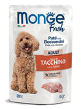 Monge Fresh Adult Turkey Wet Dog Food 85g