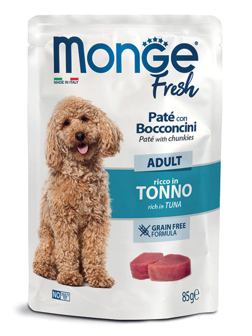 Monge Fresh Adult Tuna Wet Dog Food 85g