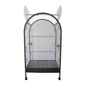 Open Dome Bird, Parrot Cage L Anthracite & White