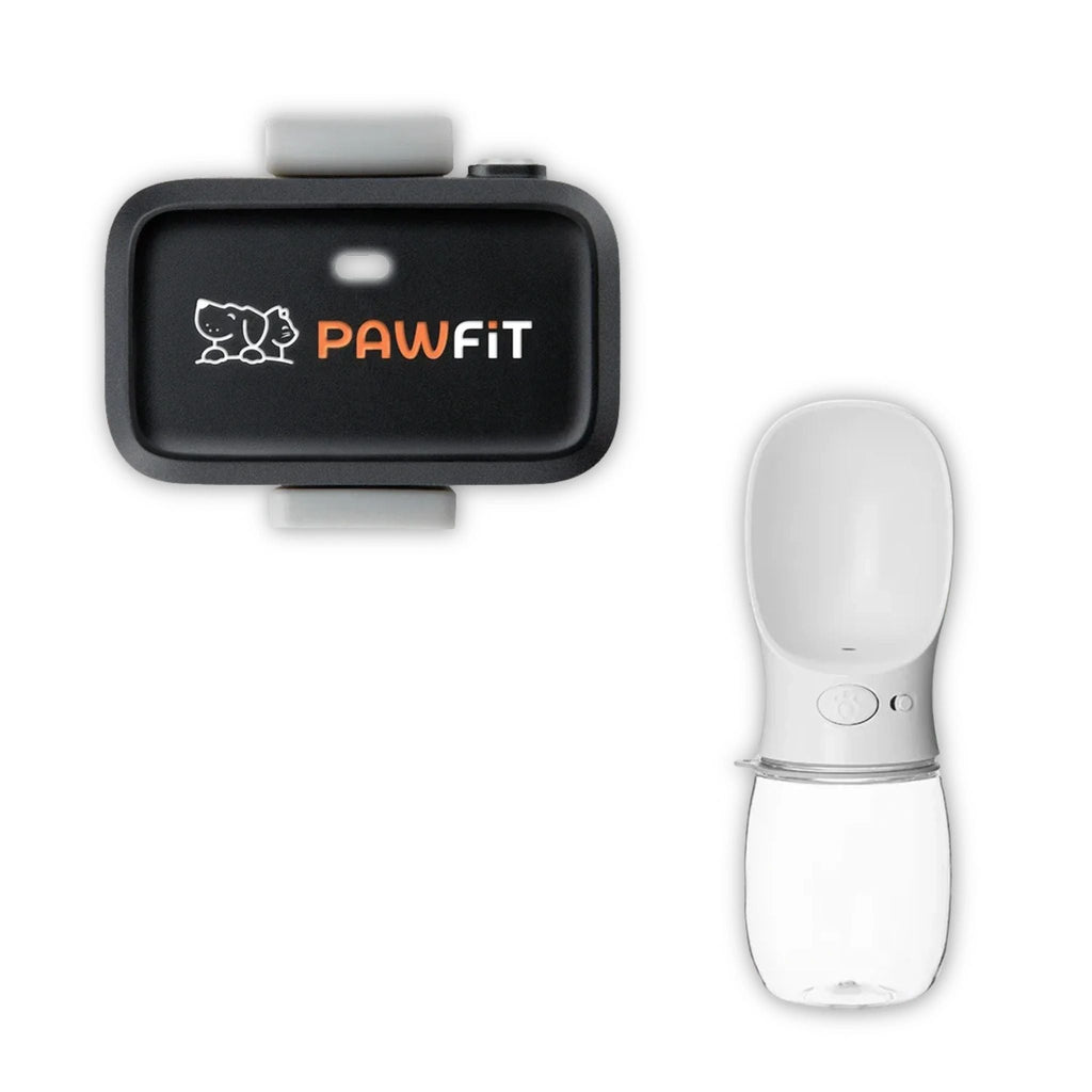 Pawfit Lite Dog Kit | Ultra-Light GPS Tracker & Bottle Bundle