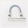 Premium Bendable Rope Bird Perch (25-27cm) | Pastel Bungee Cage Toy with Secure Mounts for Budgies, Parakeets & Cockatiels