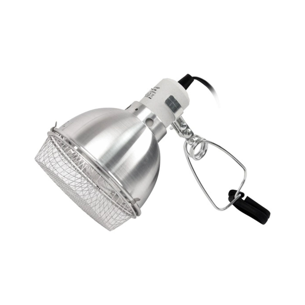 Reptile Basking Lamp Dome With Basket Grid & Clamp 150W max E27