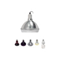 Reptile Basking Lamp Dome With Basket Grid & Clamp 150W max E27