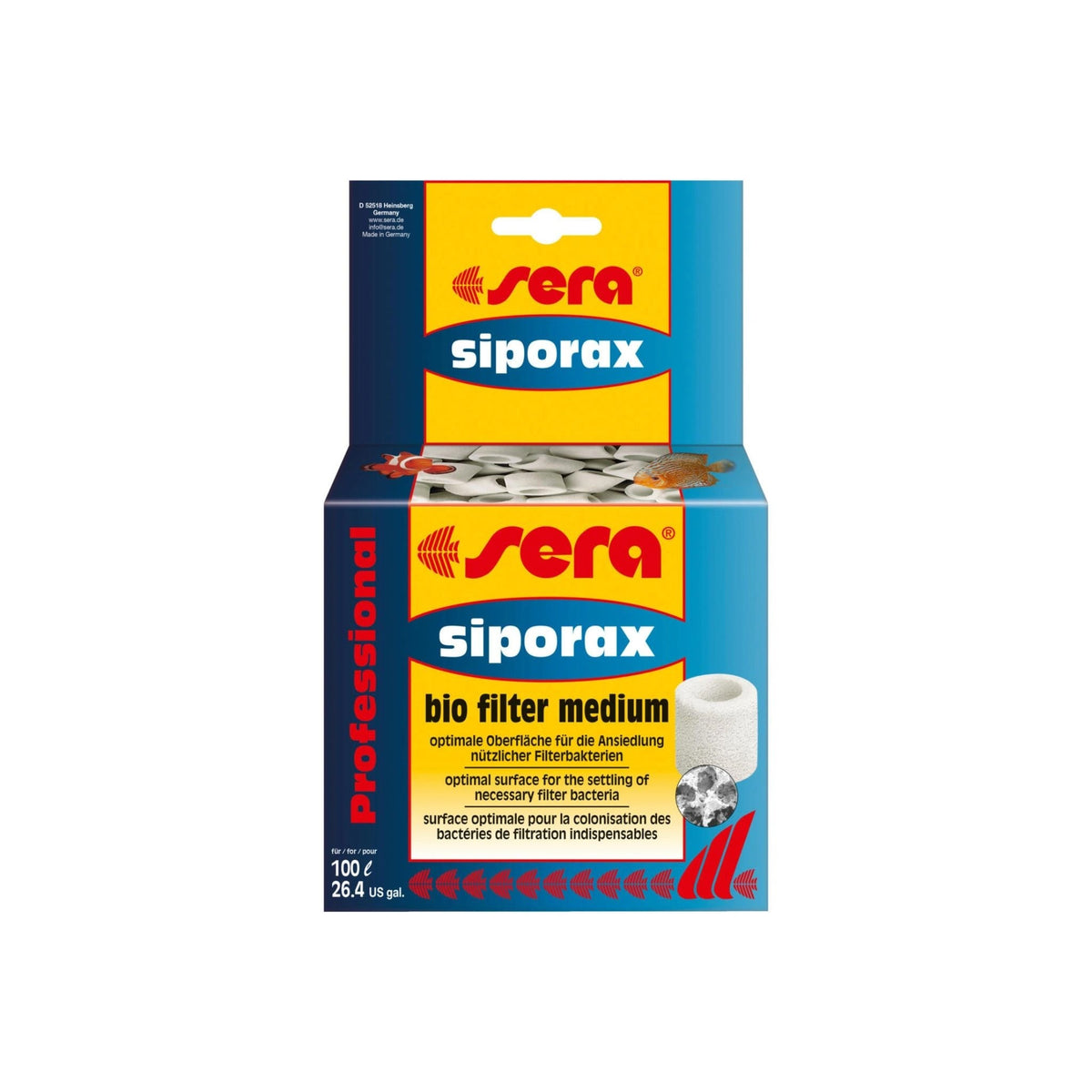 Sera Siporax Professional 15mm – High Performance Biological Filter Media | Premium Aquarium Filtration 145g
