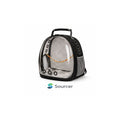 Sourcer Clear View Medium Parrot Travel Backpack Black – 40.6cm Height (Galah, Corella & Similar Size Parrots)
