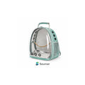 Sourcer Clear View Medium Parrot Travel Backpack Green – 40.6cm Height (Galah, Corella & Similar Size Parrots)