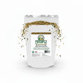 A white stand-up pouch of TOP's Natural Seeds All in One Seed Mix on a plain white background.