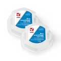 Two white plastic boxes of Vebi Box scarafaggi Amp 10 RB, 4g each, arranged overlapping on a clean white background.
