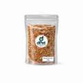 dPet.mt own-packed WormFeed mixed dried insects in a clear resealable 100g pouch